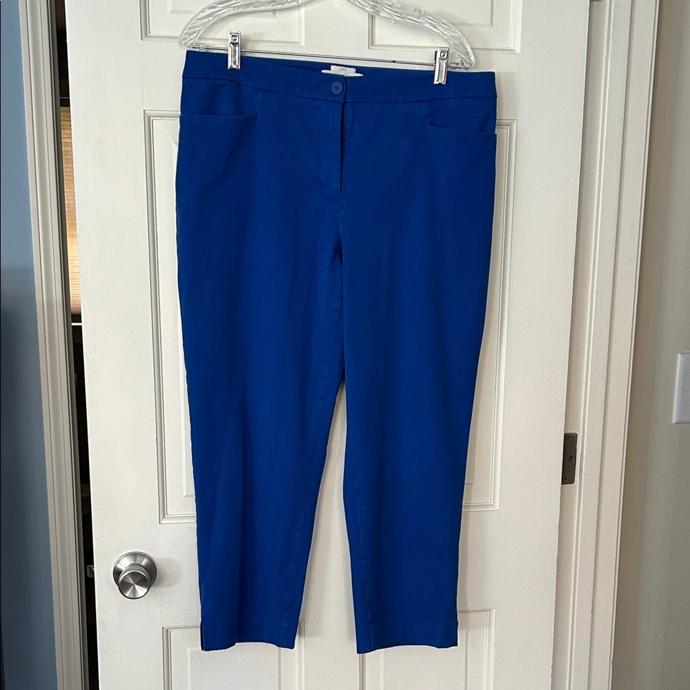 Talbots Royal Blue Cropped Pants